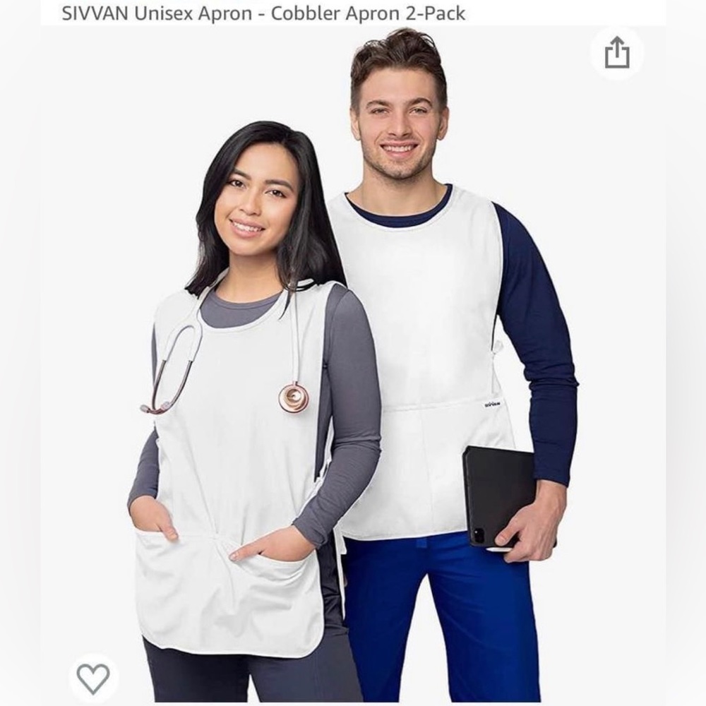 SIVVAN UNISEX 2pk Apron..NWT